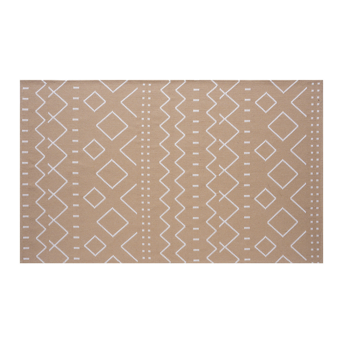 Geometrischer Outdoor-Teppich