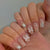 Chic dekorative 3D Press-On Nagelset Brehn