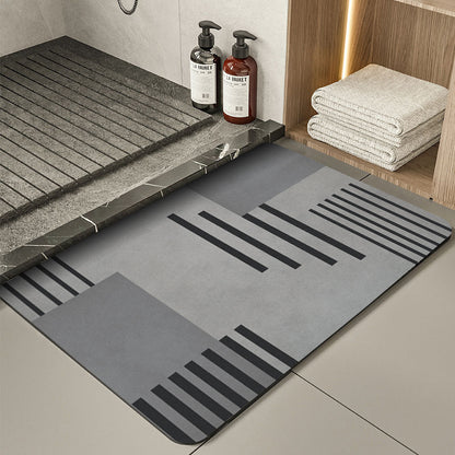 Modern Geometrische Badematte Brehn