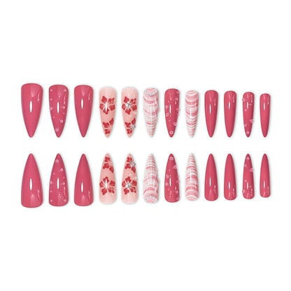 Florale Kunst Nagelverlängerungen Brehn