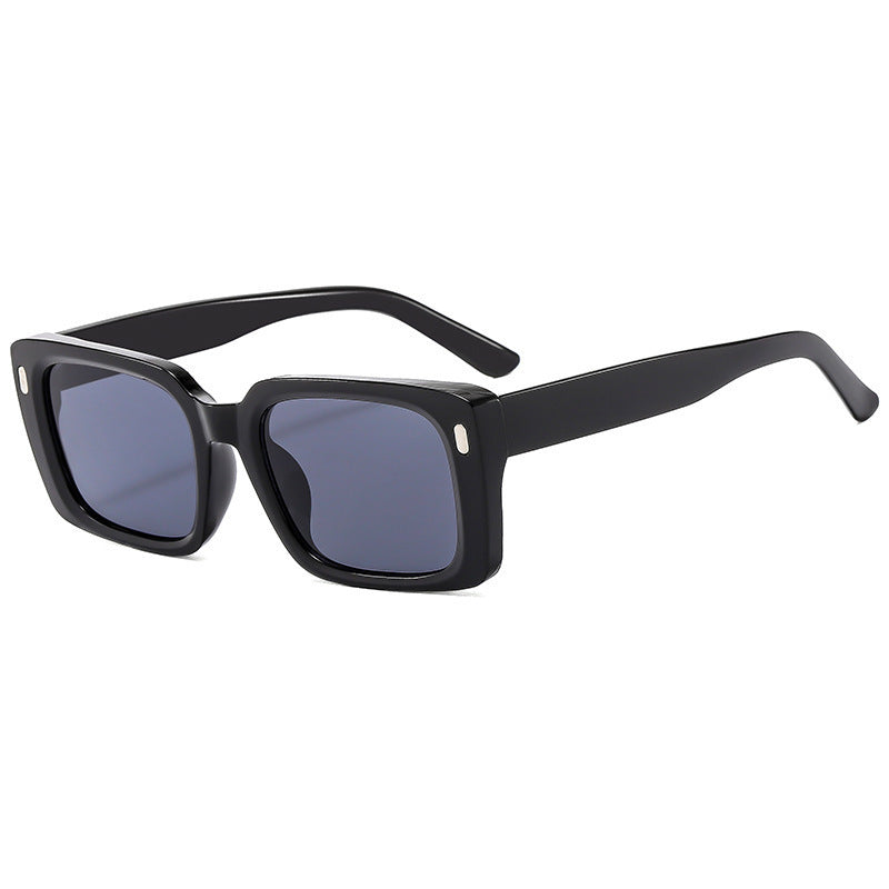 Damen Modische quadratische Sonnenbrille mit mattem Gestell und UV-Schutz Brehn