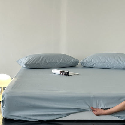 Kühlende Bambus-Mischung Tiefe-Taschen Spannbettuch und Kissenbezug Set