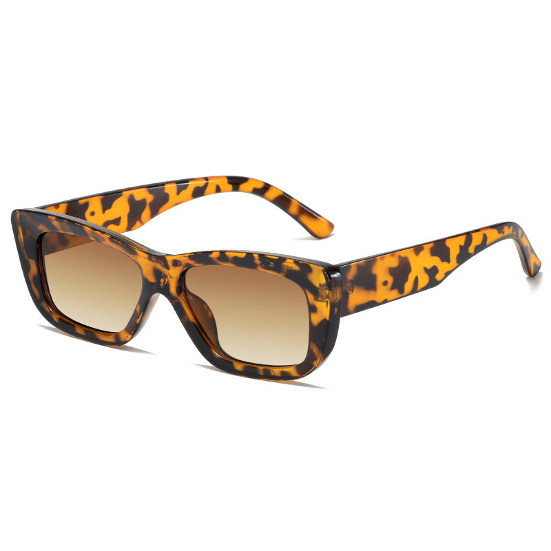 Damen modische Sonnenbrille mit rechteckigem Gestell Brehn
