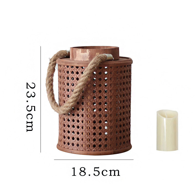 Dekorativer Laternenhalter aus Naturmaterial Brehn