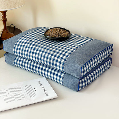Damen Kuschelige Zierkissen mit Gingham-Muster Brehn