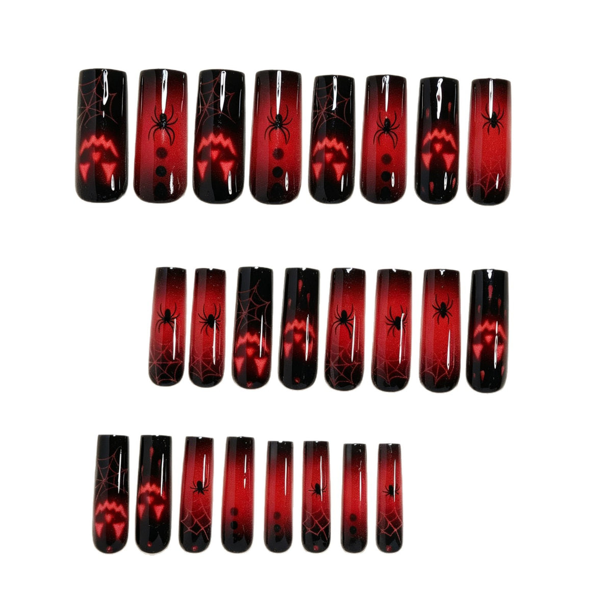 Spooky Themed Press-On Nagelkunst Brehn