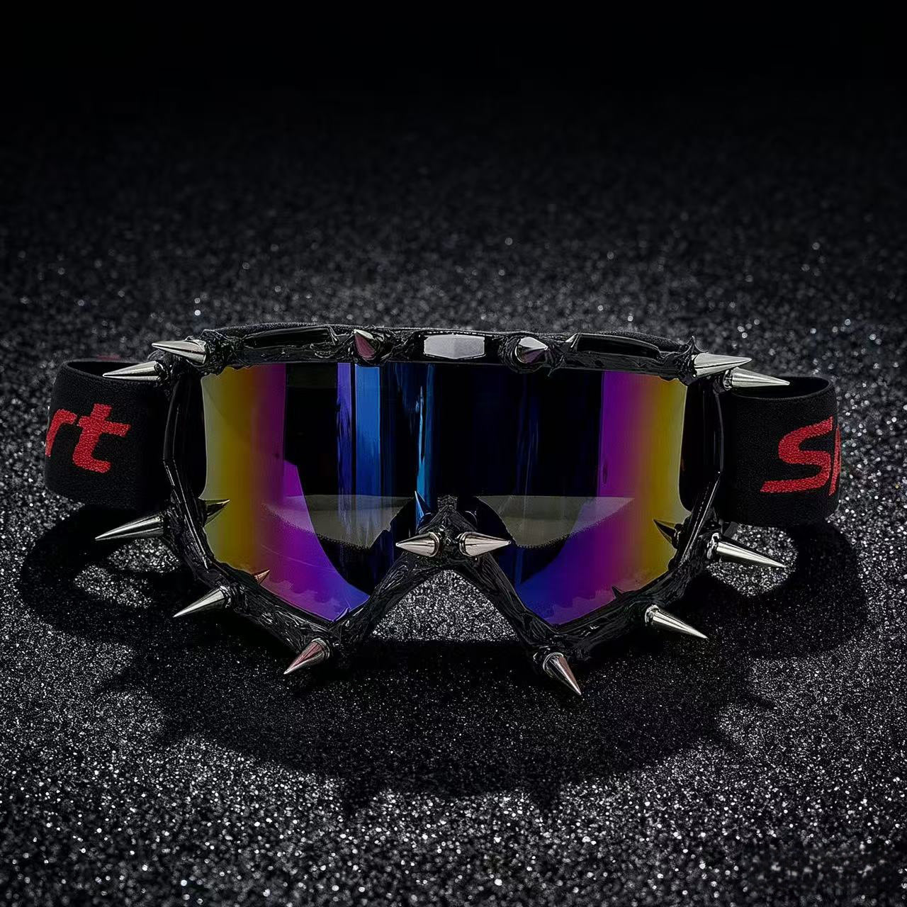 Damen sportliche Skibrille mit spitzen Akzenten Brehn