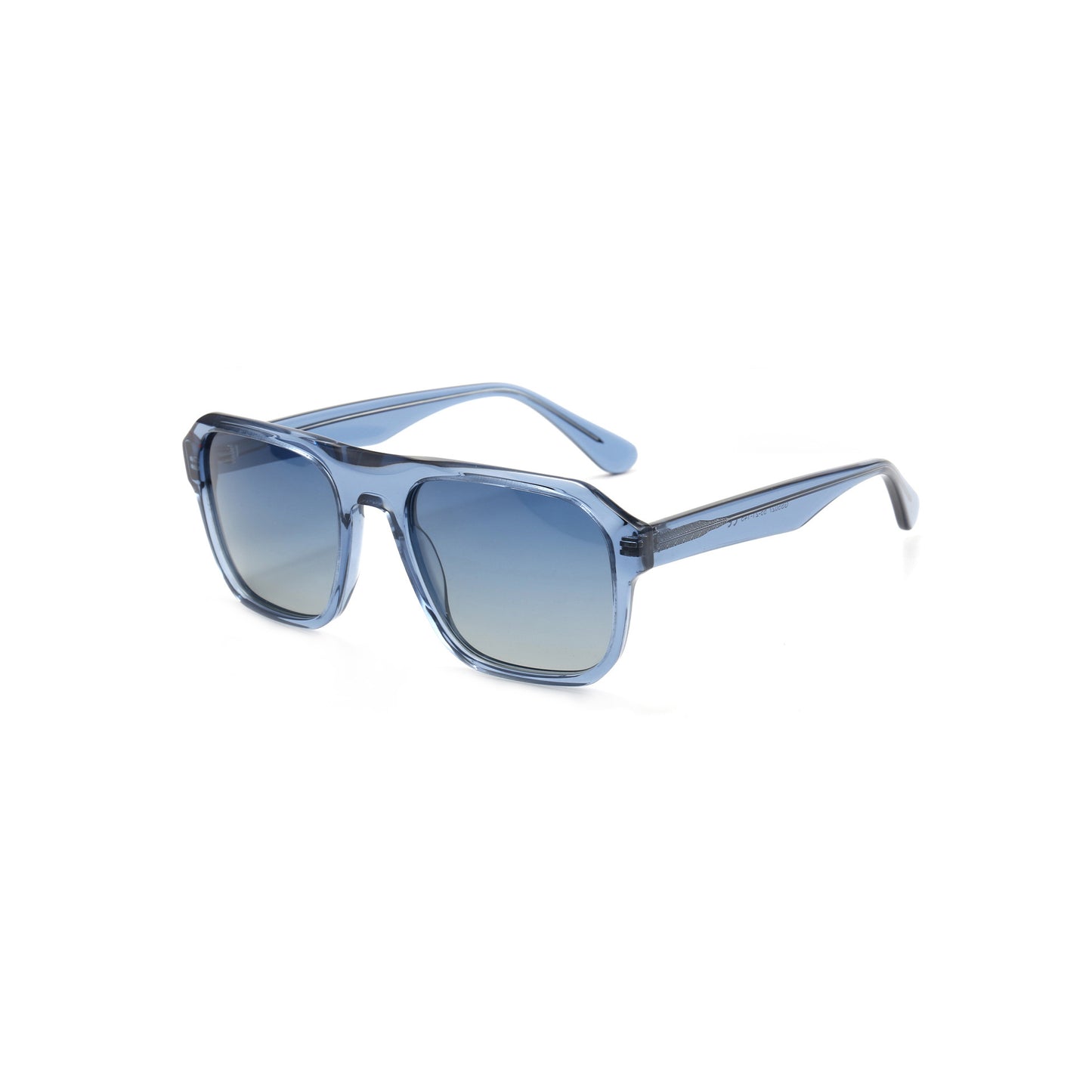Damen Modische Sonnenbrille mit angesagtem eckigem Design und Farbverlauf Brehn