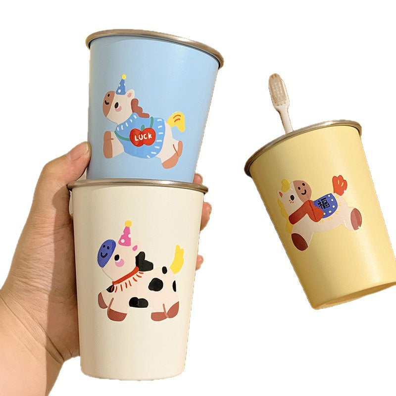Trinkbecher mit Lustigem Kuhdesign Brehn