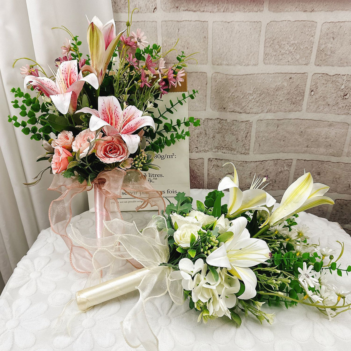 Elegantes florales Hochzeitsbouquet