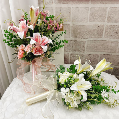 Elegantes florales Hochzeitsbouquet