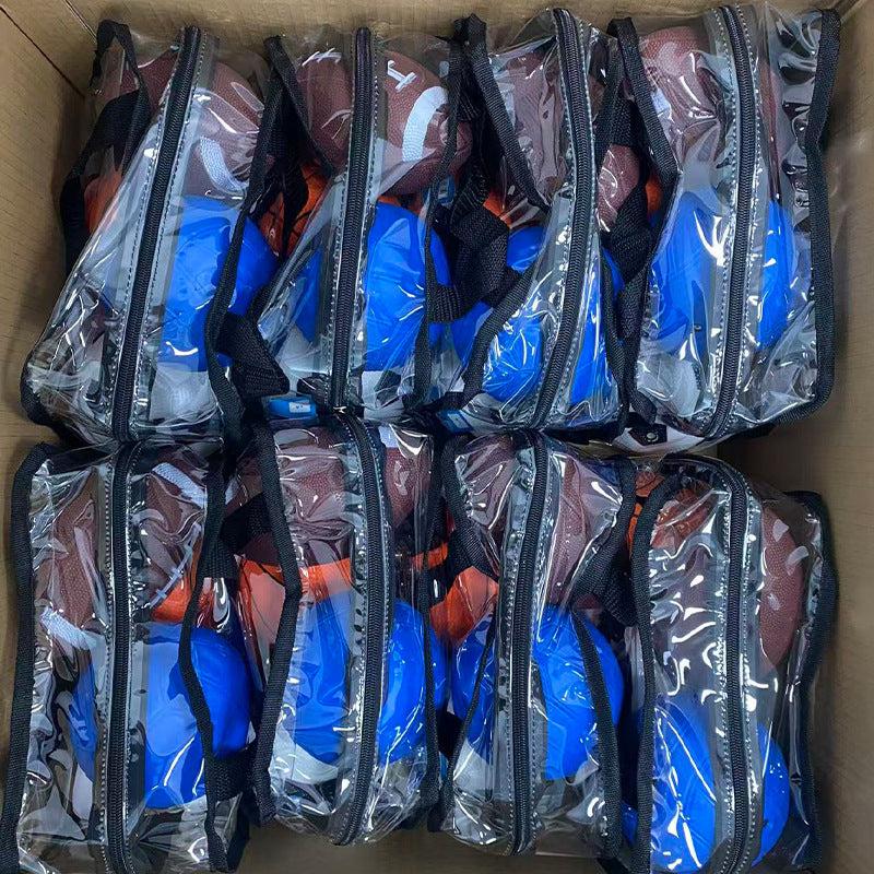 Unisex Sportballset in praktischem Transportbeutel Brehn