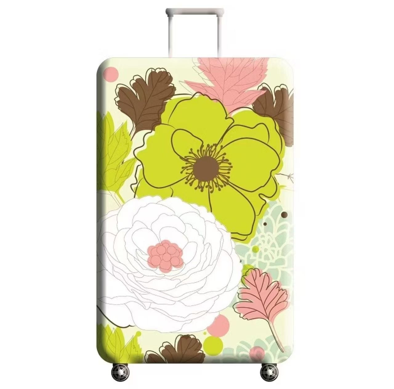 Unisex nan Hartschalen-Trolley mit niedlichem Entenmotiv, leichtes kabinenfreundliches Reisegepäck mit Teleskopgriff und Innenraumorganisation Brehn