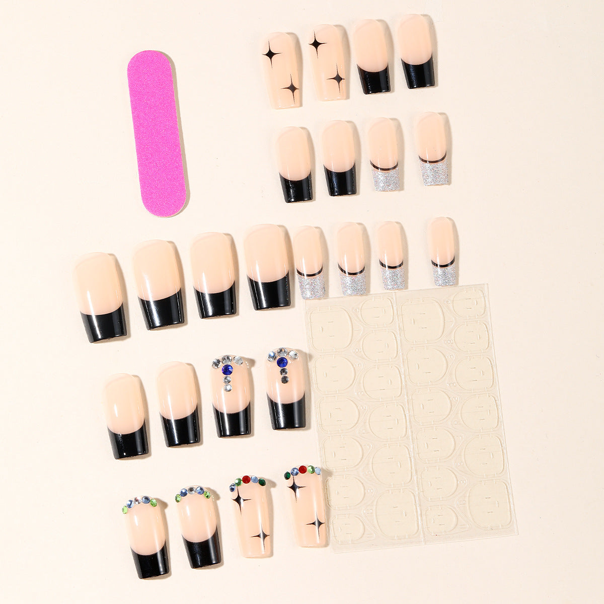 Glamoröse dekorative Acryl-Nagelkunstverlängerungen Brehn