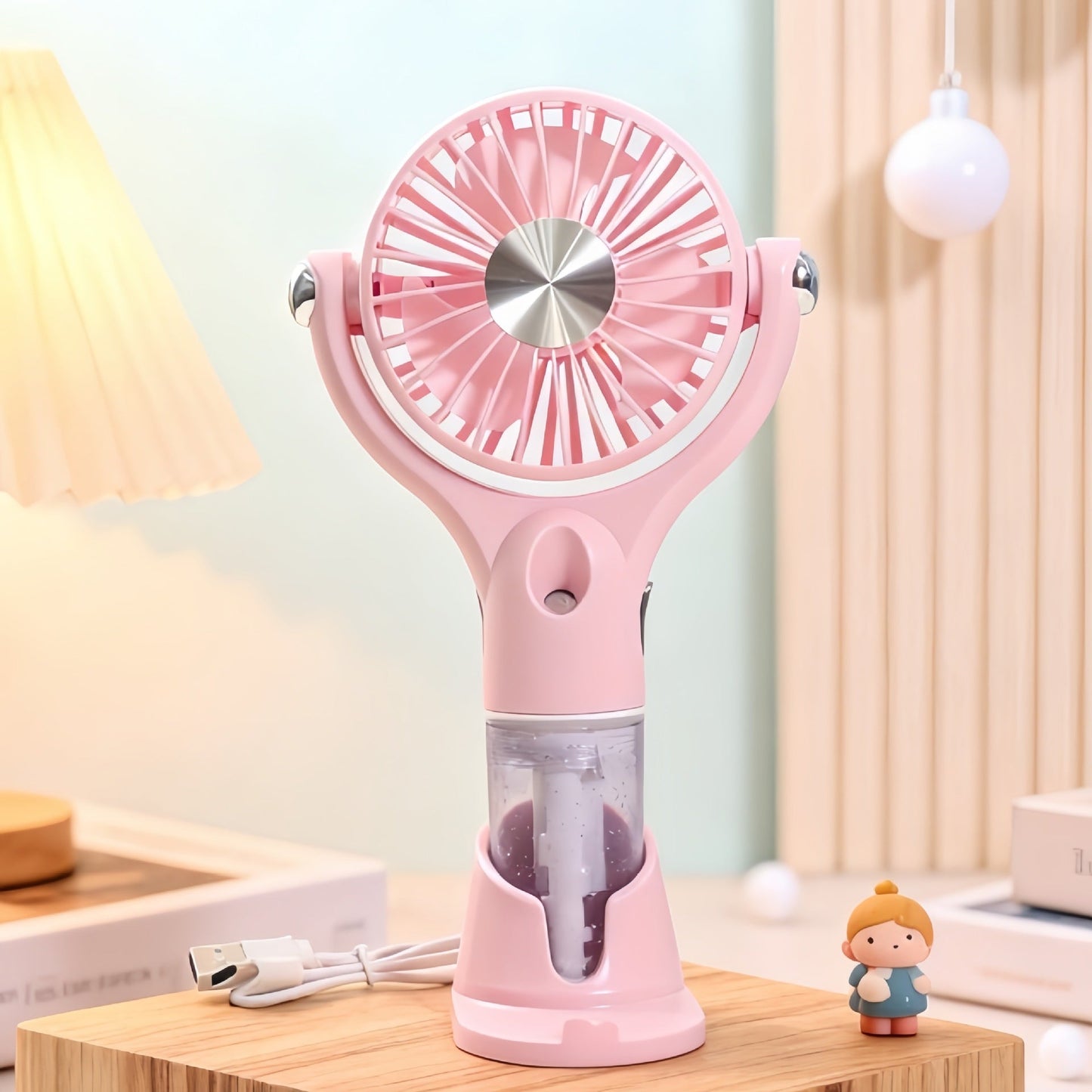 Damen Mini Mist Fan mit USB-Anschluss Brehn