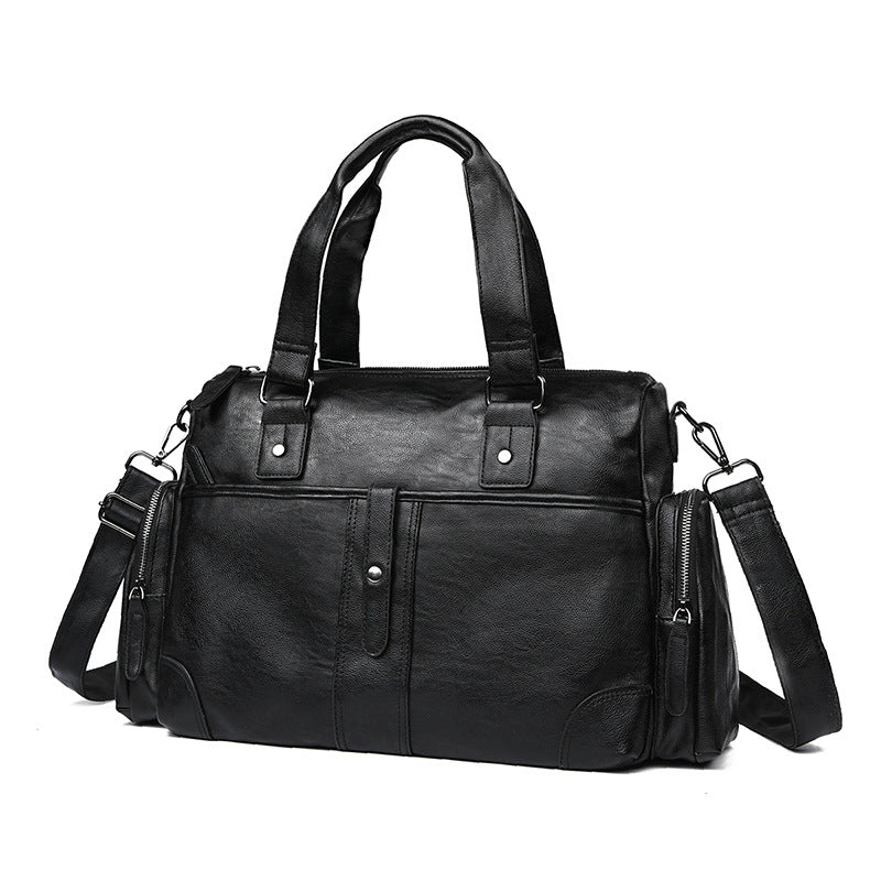 Premium Leder Reis Duffel Tasche Brehn