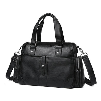 Premium Leder Reis Duffel Tasche Brehn
