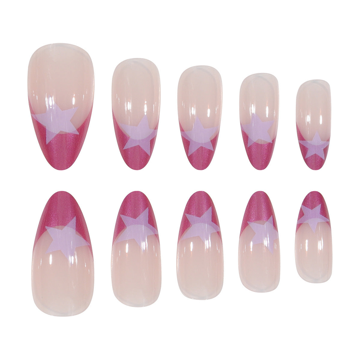 Star-Detail Stiletto Press-On Nails Brehn