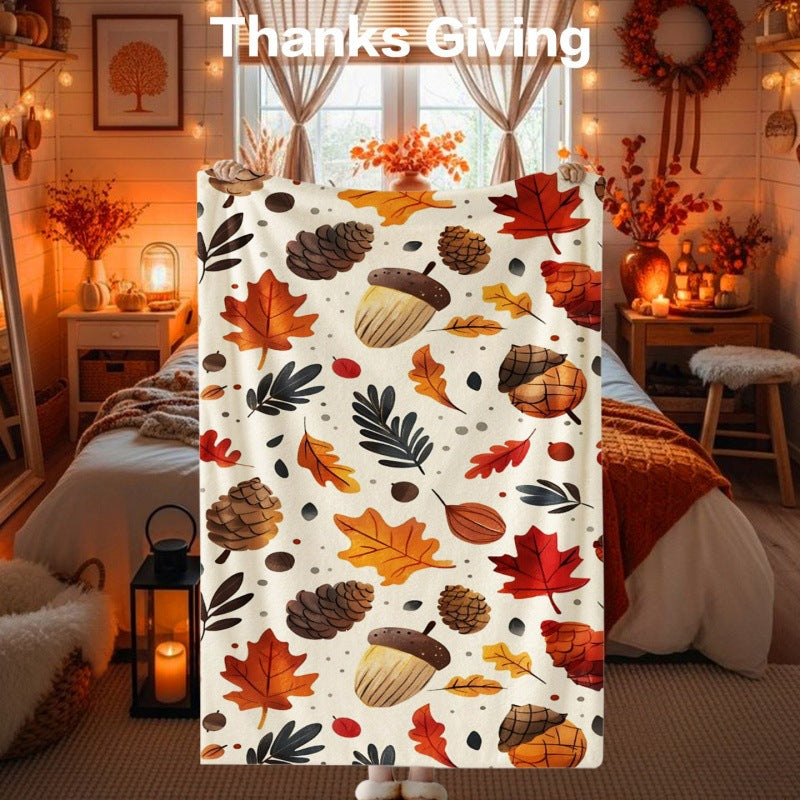 Thanksgiving-Themen Kuscheldecke