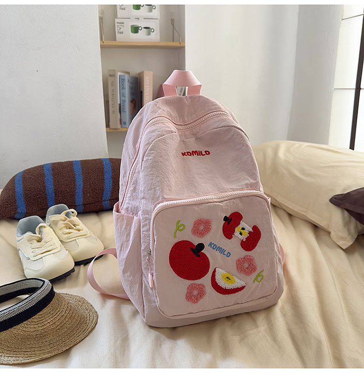 Niedlicher Bestickter Lässiger Schulrucksack