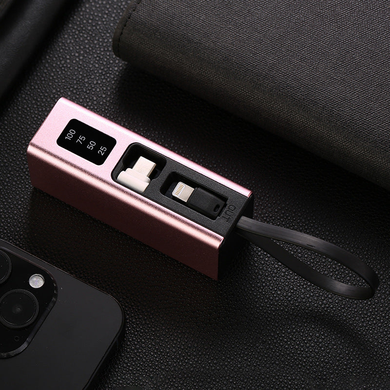 Multifunktionale Ladegerät mit Integriertem Usb-Kabel und Led-Anzeige Brehn