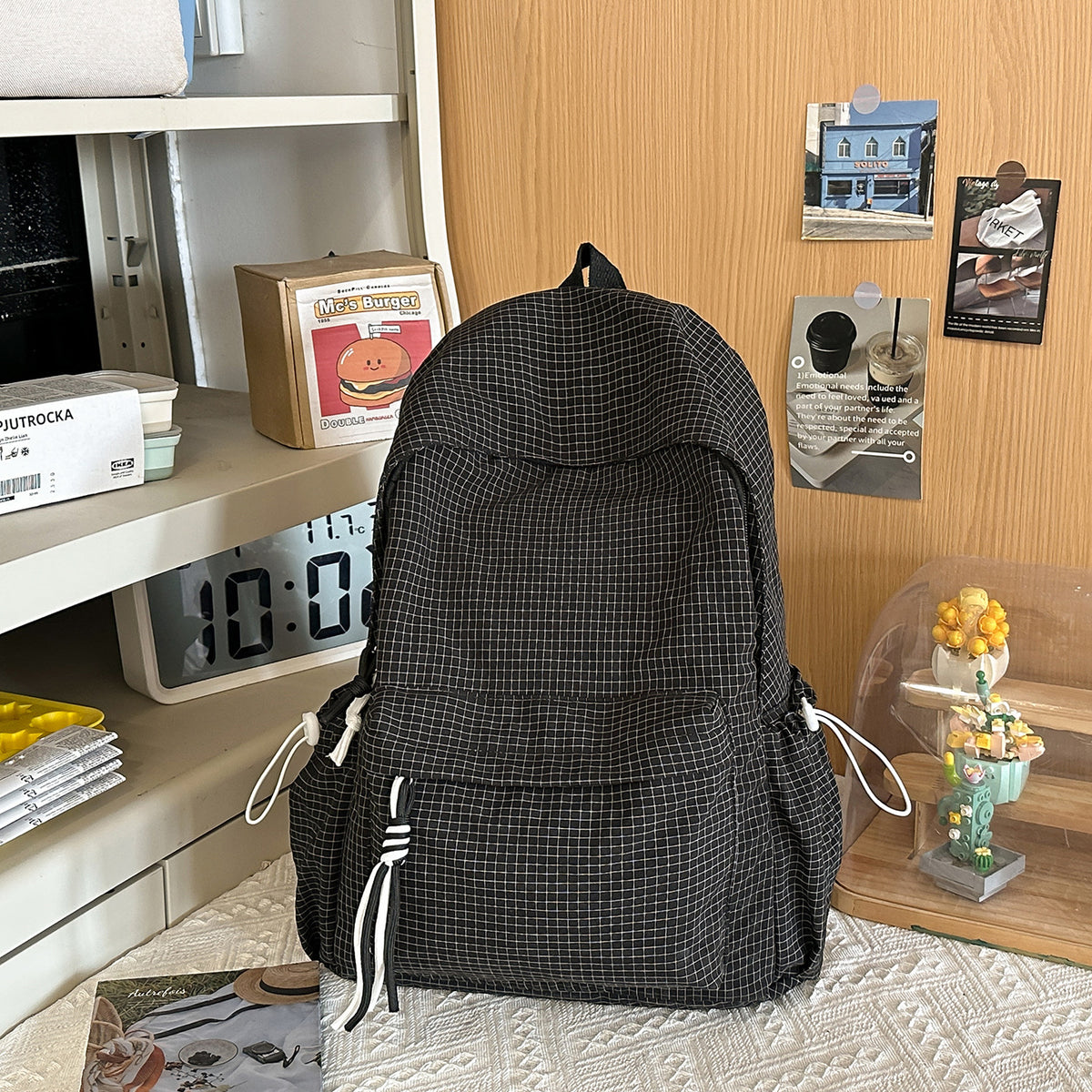 Stylischer Mehrfach-Taschen Tagesrucksack Brehn