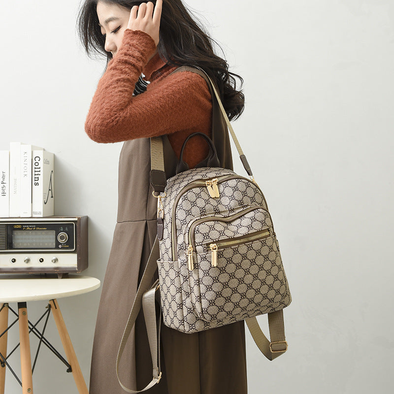 Chic Mehrfach-Taschen Stepp-Rucksack Brehn