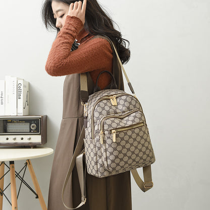 Chic Mehrfach-Taschen Stepp-Rucksack Brehn