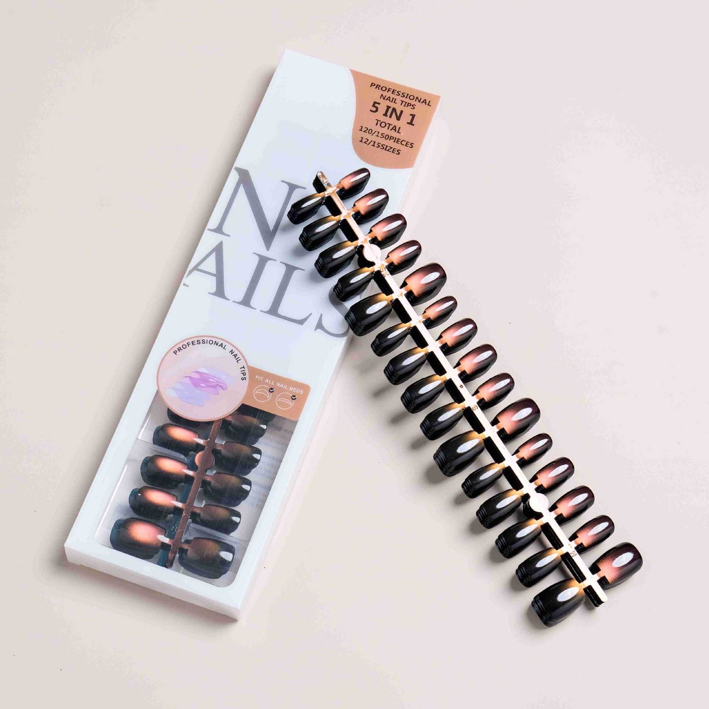 Professionelles Press-On Nagelset Brehn