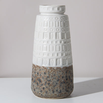 Strukturierte Keramische Dekorative Vase