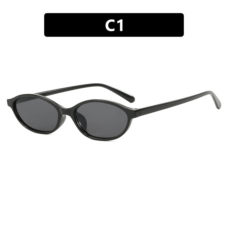 Damen modische Sonnenbrille mit elegantem ovalen Rahmen und UV-Schutz Brehn