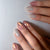 Funkelndes Glitzer Press-On Nagelset Brehn