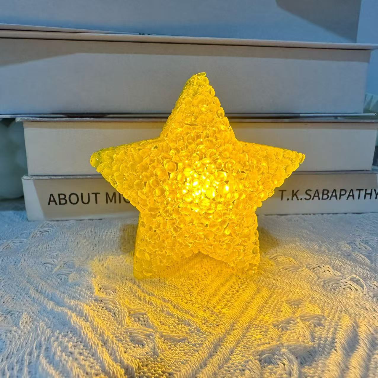 LED Frosted Acrylic Star Ambient Night Lamp Brehn