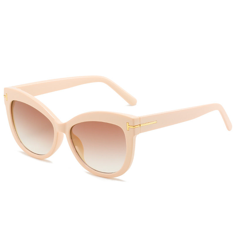 Chic Oversized Katzenaugen-Sonnenbrille Brehn
