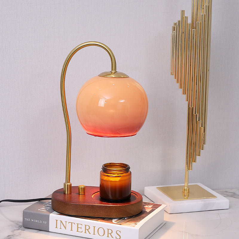 Künstlerische Glas Tischlampe
