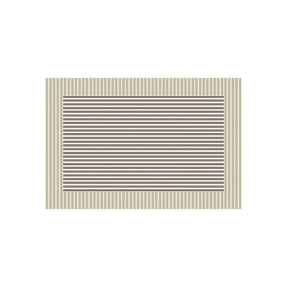 Plüsch geometrische Badematte Brehn