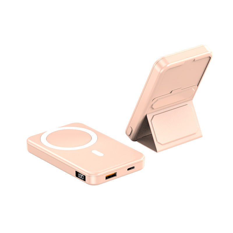 Tragbare Powerbank mit Integriertem Standfuß und Lcd-Anzeige Brehn