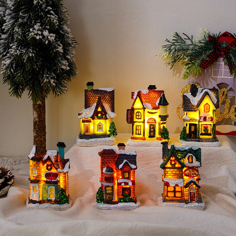 Dekorative Weihnachtsbeleuchtungshaus Brehn