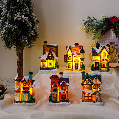 Dekorative Weihnachtsbeleuchtungshaus Brehn