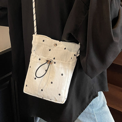 Drawstring Umhängetasche