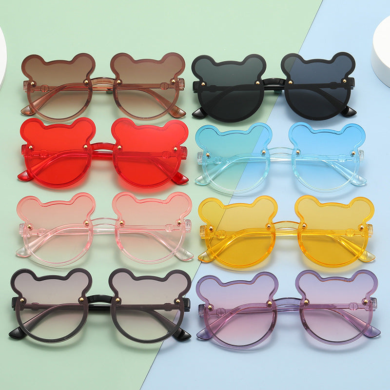 Damen Verspielte Bärenform Sonnenbrille Brehn