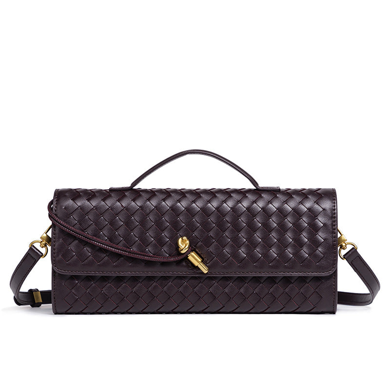 Texturierte Gewebte Clutch Tasche Brehn