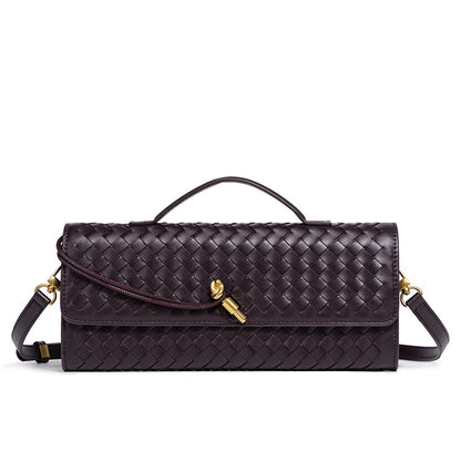 Texturierte Gewebte Clutch Tasche Brehn
