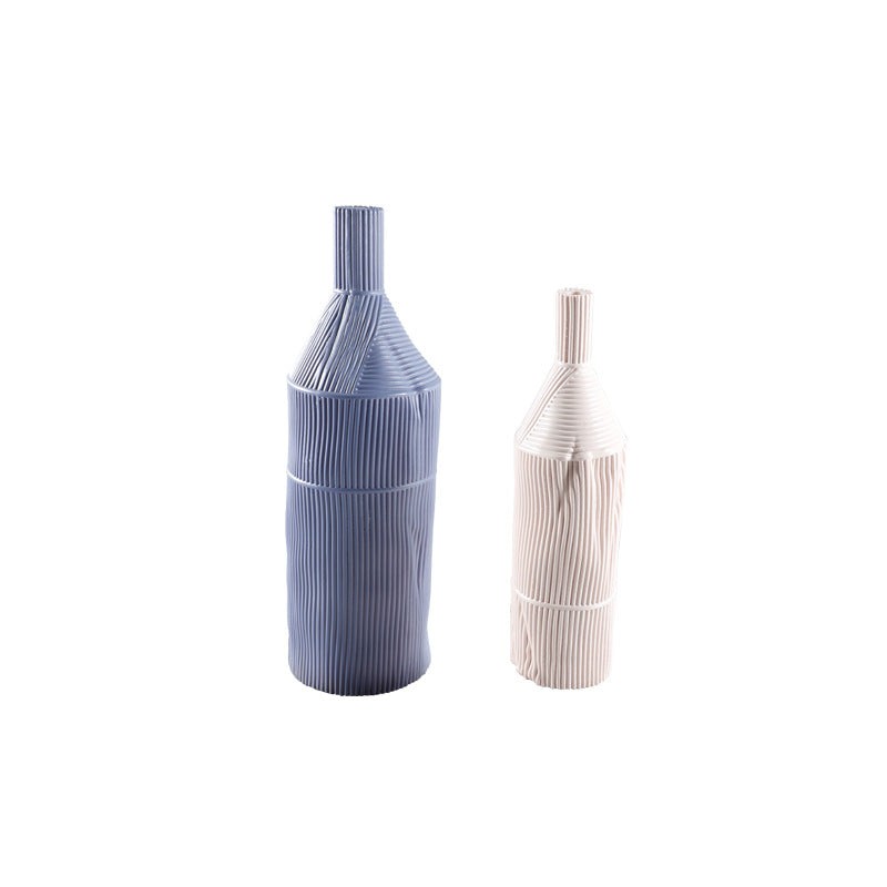 Dekoratived Streifen Keramik Vase