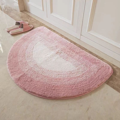 Plüschige rutschfeste Memory Foam Badmatte mit süßem Fischmuster