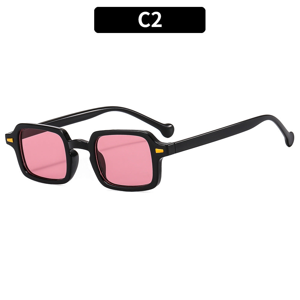 Klassischer Look Stylische Quadratische Sonnenbrille