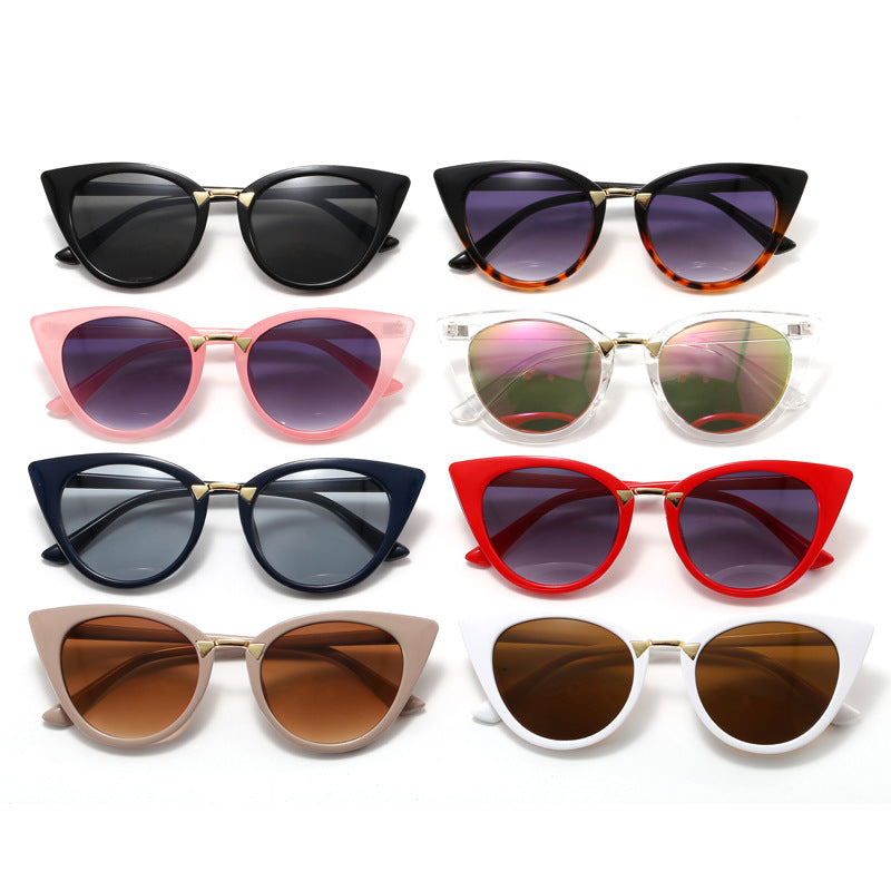Damen Cat-Eye Sonnenbrille mit elegantem goldenen Detail Brehn