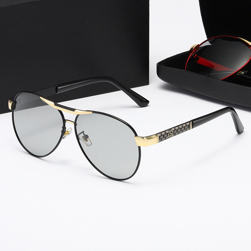 Damen elegante Metall-Sonnenbrille Brehn