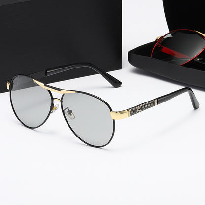 Damen elegante Metall-Sonnenbrille Brehn