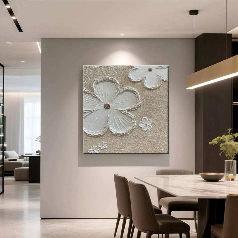 Florales Texturiertes Kunstwerk